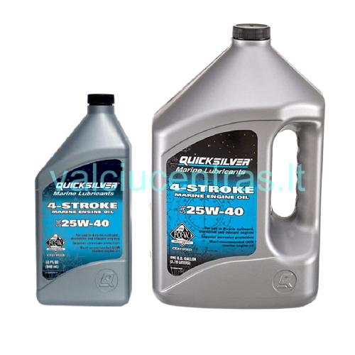 Alyva Mercury SAE 25W-40, 4T varikliams 1; 4ltr.